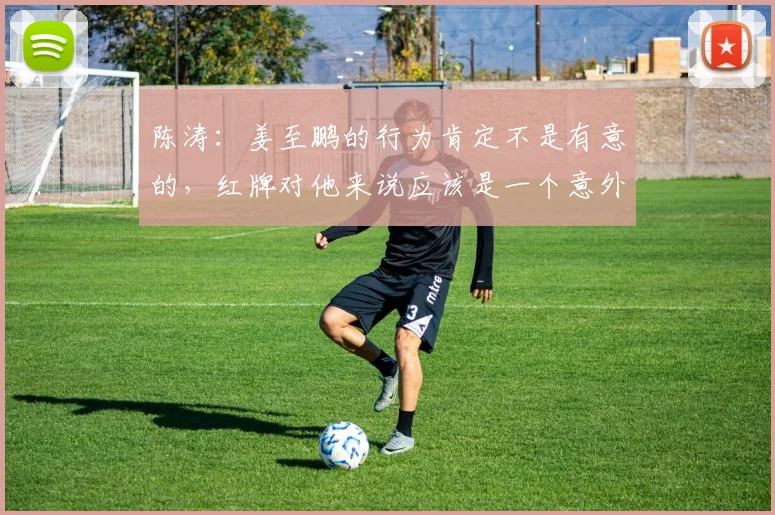 陈涛：姜至鹏的行为肯定不是有意的，红牌对他来说应该是一个意外